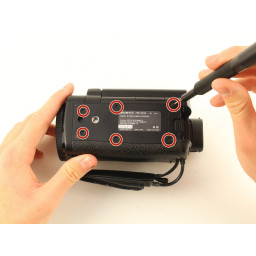 Замена панели Sony Handycam FDR-AX33